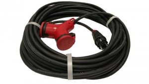 Przedłużacz budowlany jednofazowy elCORD 16A 230V IP44 20m H07RN-F 3G2,5 z wtyczką uni-schuko i podwójnym gniazdem 31126200