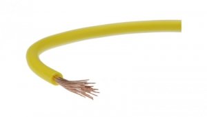 Przewód instalacyjny H05V-K / LgY 0,75 500V żółty linka giętka Elektrokabel /100m/
