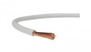 Przewód instalacyjny H05V-K / LgY 1 500V biały linka giętka Elektrokabel /100m/