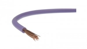 Przewód instalacyjny H07V-K / LgY 1,5 750V fioletowy linka giętka Elektrokabel /100m/