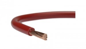 Przewód instalacyjny H07V-K / LgY 16 750V czerwony linka giętka Elektrokabel /100m/