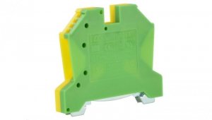 Złączka na szynę TH35 6mm2 zielono-żółta PE