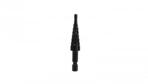 Wiertło wielostopniowe spiralne HSS M2 HEX 1/4 4-12mm (N-WWS0412-1)