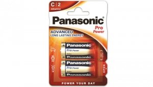 Bateria alkaliczna LR14 C 1,5V Panasonic ProPower BLISTER 2szt.