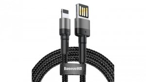 BASEUS Kabel USB 2.0 A / Lightning 8-pin (wtyk / wtyk) czarny 2m