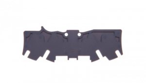 Osłona końcowa złączek szynowych 2-przewodowych Viking szara 037588 /20 szt./
