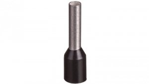 Końcówka tulejkowa izolowana TI 1,5mm2/8mm czarna cynowana TI1,5L8x500 /500szt./