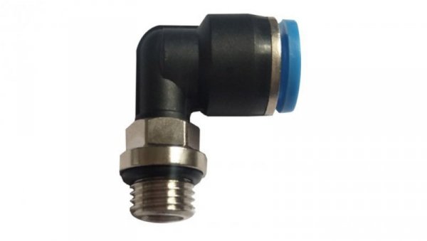 Złączka wtykowa kątowa z tworzywa sztucznego do węża 12, M18X1,5z, 125.M18X1,5-12