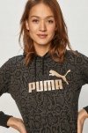 Puma Damenbluse Sweatshirt Ess Aop Hoodie In Schwarz 584596-01