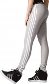 Adidas Originals Damen Leggings 3 Str In Grau AY8946