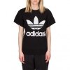 Adidas Originals Hy Ssl Knit Sport Baumwolle T-Shirt In Schwarz für Damen