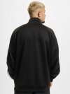 Fubu Herrenbluse Sweatshirt mit Reißverschluss Varsity Tape Track Jacket Schwarz