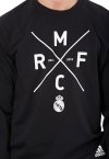 Adidas Männer schwarzer Real Madrid Grphic SWT M30992