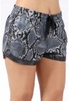 Adidas Originals Shorts In Grau Kurze Hose Print AB2634 für Damen