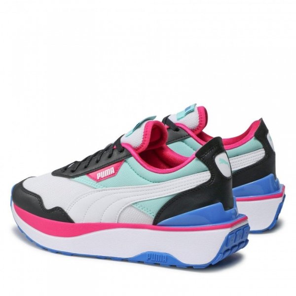 Puma Cruise Rider Flair Wns White Multi Women Casual Lifestyle Shoes 381654-01