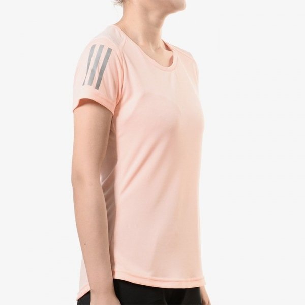 Adidas Damen T-Shirt Own The Run Tee In Rosa DX1975