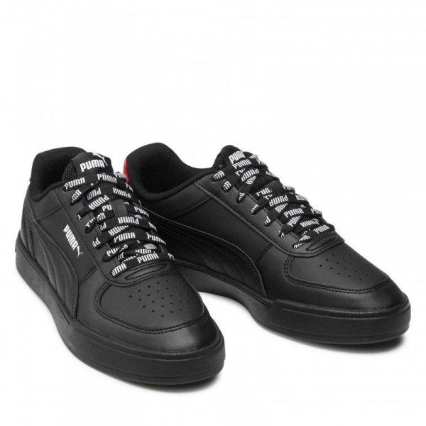 Puma Herrenschuhe Caven Logomania Sneaker In Schwarz 383857-02