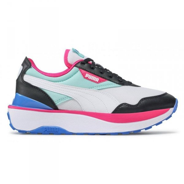 Puma Cruise Rider Flair Wns White Multi Women Casual Lifestyle Shoes 381654-01