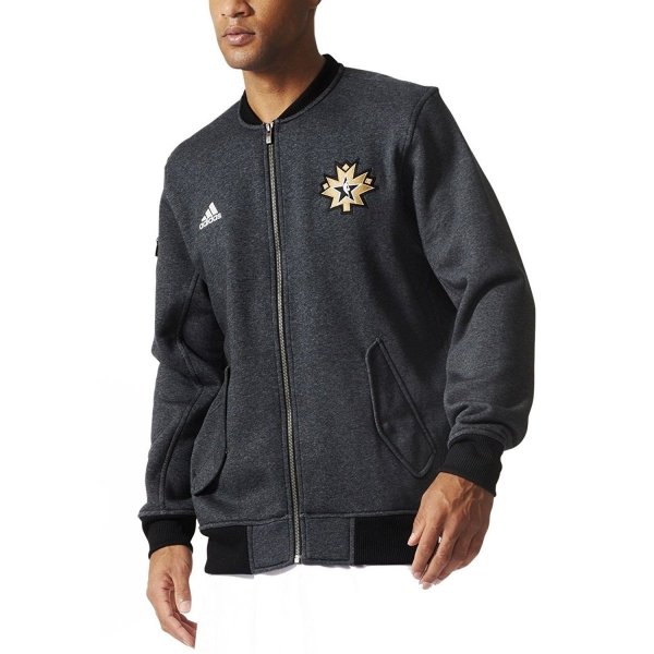 Adidas NBA All Star Herrenbluse In Grau Sportbluse Mit Reißverschluss für Männer