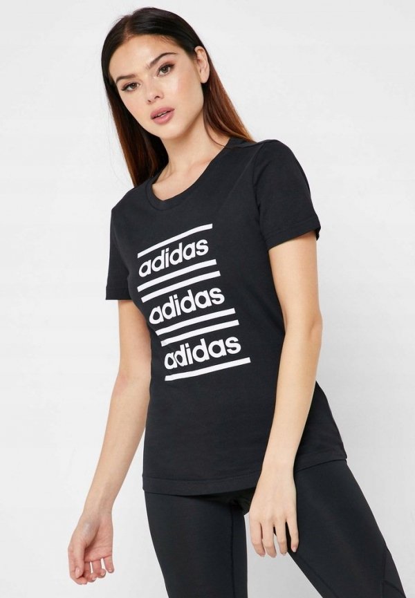 Adidas Damen T-Shirt In Schwarz W C90 TEE EH6458