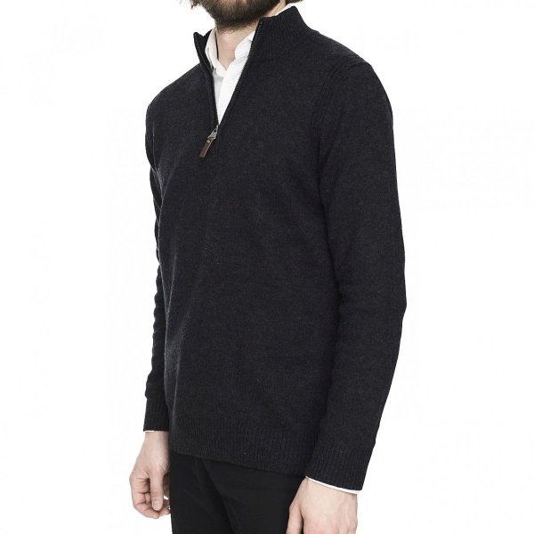 Camel Active Herrenpullover Pullunder In Marineblau Mit Reißverschluss