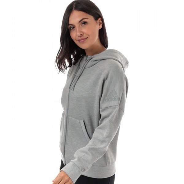 Adidas Damen Sweatshirt In Grau Damenbluse W Id Melang Hd FI4087