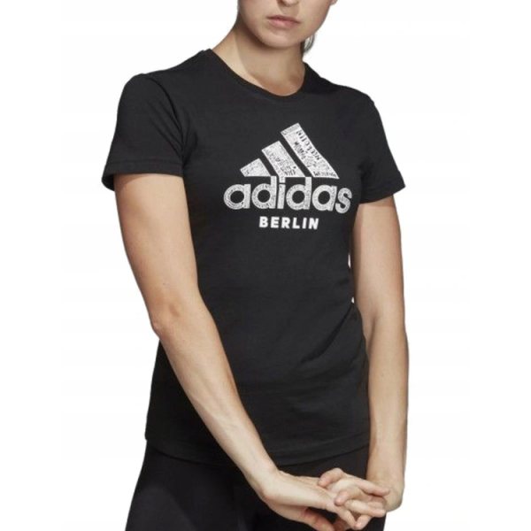 Adidas Damen T-Shirt In Schwarz Kc Berlin Tee W T EA0414