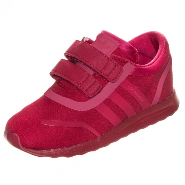 Adidas Originals Kinderschuhe Los Angeles In Rot Mit Klettverschluss BB0780