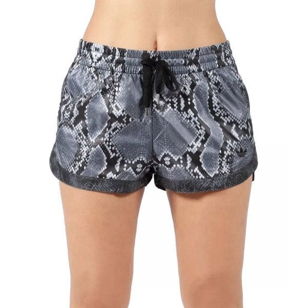 Adidas Originals Shorts In Grau Kurze Hose Print AB2634 für Damen