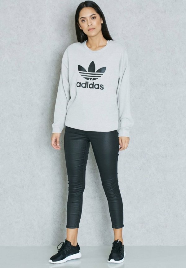 Adidas Originals Damenbluse Trefoil Sweatshirt BJ8296