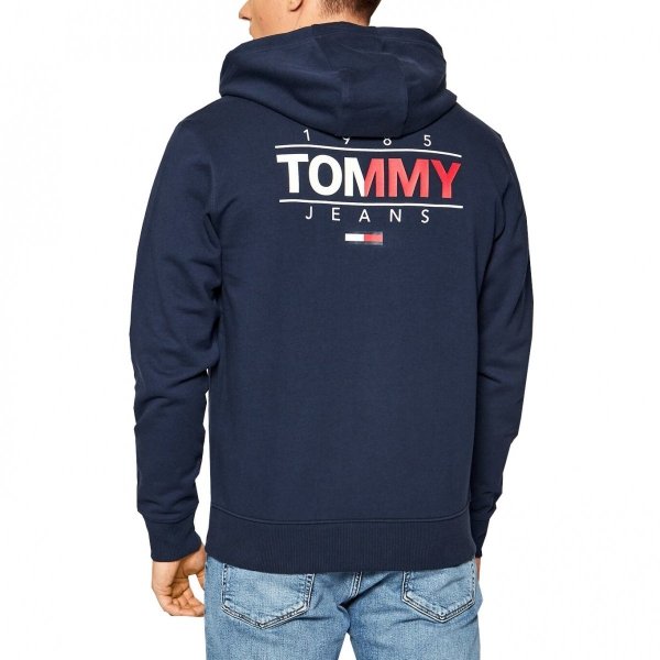 Tommy Jeans Sweatshirt TJM Herrenbluse In Marineblau ZIPTHRUDM0DM11629-C87