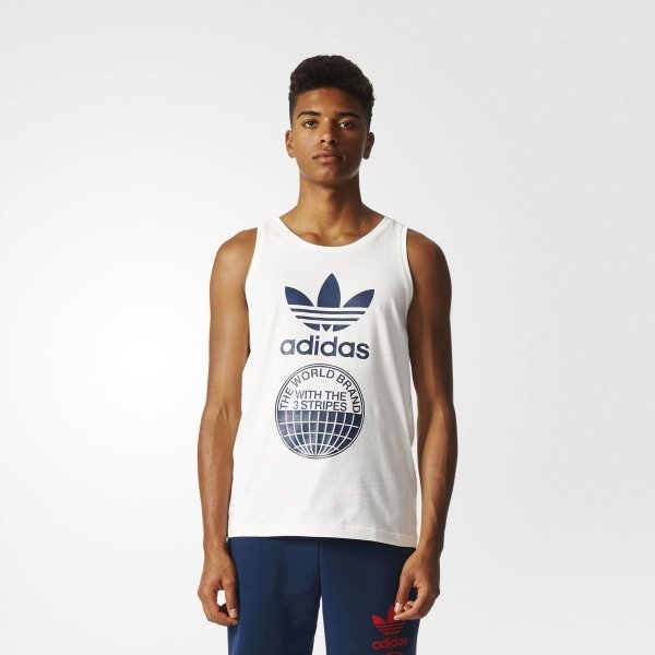 Adidas Originals Street Graph Ta Herren Sport T-Shirt In Weiß