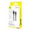 Kabel Baseus Dura USB-Typ C 60W 2m (czerwono-czarny)