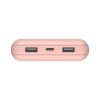 Powerbank Belkin BoostCharge Power Bank 20K 2xUSB-A + 1xUSB-C 20000mAh 15W Rose Gold