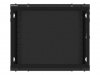 LANBERG SZAFA WISZĄCA RACK 19 9U 600X450 DRZWI METALOWE CZARNA (FLAT PACK) WF01-6409-00B