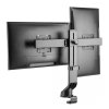 MACLEAN UCHWYT NA DWA MONITORY / PODWÓJNY 17-27 14KG VESA 75X75 100X100 MC-854