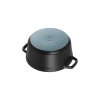 Garnek żeliwny okrągły Staub - 3.8 ltr, Czarny