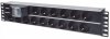 Intellinet 714051 rozdzielacz zasilania PDU 15 x gniazdo sieciowe 2U Aluminium, Czarny