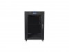 LANBERG SZAFA STOJĄCA RACK 19 15U 600X600 DRZWI SZKLANE LCD CZARNA FF01-6615-12BL (FLAT PACK)