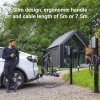 Green Cell GC HabuDen Wallbox 22kW 32A 5m Kabel Typ 2 Inteligentna Stacja Ładowania EV z Aplikacją GC App Bluetooth WiFi