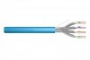 Kabel instalacyjny DIGITUS kat.6A, U/FTP, Eca, AWG 23/1, LSOH, 305m, niebieski, karton