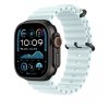 Pasek do zegarka Apple Watch Ocean Armband Ultra 49mm Kristallblau / Titan schwarz (One Size)