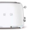 Toster SMEG 50'Style biały TSF02WHEU