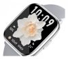 MyPhone Pastelowy Zegarek | Inteligentny zegarek | Dioda AMOLED | 1,75 | Wodoodporny | Srebrny Zielony