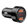 Ładowarka samochodowa Baseus Magic 2x USB QC 3.0 45W (czarna)