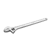 Klucz nastawny Deli Tools EDL024A, 24 (srebrny)
