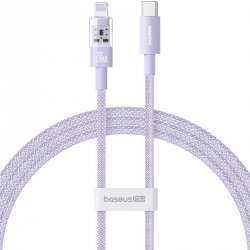 Kabel Baseus Gem USB C-IP 20W 1m (fioletowy)