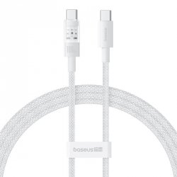 Kabel Baseus Gem Typ C-Typ C 100W 1m (biały)