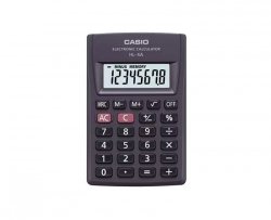 CASIO Kalkulator kieszonkowy HL-4A-B 8-cyfrowy 56x87mm czarny