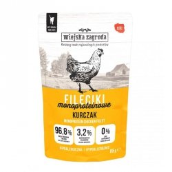 Wiejska Zagroda Karma mokra dla kota Fileciki Kurczak (dorosły) 85g (12 szt/op)